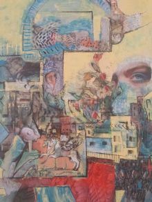 Un'opera della mostra
